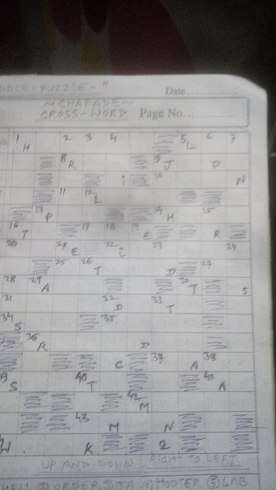 CHARADE ~CROSS - WORD