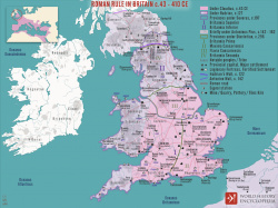 Romans rule over Britain c.43 to 410 CE