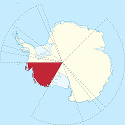 Marie Byrd Land (MBL) is an unclaimed region of Antarctica. With an area of 1,610,000 km2 (620,000 sq mi), it is the largest unclaimed territory on Earth. Area map of :  Marie Byrd Land, Etymology: Wife of explorer Richard E. Byrd , Coordinates : 80°S 120°W ,Continent :  AntarcticaIt was named after the wife of American naval officer Richard E. Byrd, who explored the region in the early 20th century. The territory lies in West Antarctica, east of the Ross Ice Shelf and the Ross Sea and south of the Pacific Ocean portion of the Antarctic or Southern Ocean, extending eastward approximately to a line between the head of the Ross Ice Shelf and Eights Coast. It stretches between 158°W and 103°24'W. The inclusion of the area between the Rockefeller Plateau and Eights Coast is based upon Byrd's exploration. Marie Byrd Land is covered by the vast West Antarctic Ice Sheet (WAIS). The WAIS in Marie Byrd Land drains off the continent to the east into the Ross Ice Shelf via seven ice streams. Along the coast of the Southern Ocean and the Amundsen Sea, ice drains via glaciers, the major one being the Thwaites. The West Antarctic Rift System (WARS[39]) that evolved over the last hundred million years, includes all or part of Marie Byrd Land.