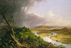 Oxbow by Thomas Cole @ comment # an Island 🏝️ in the Moon : a prose by William blake
