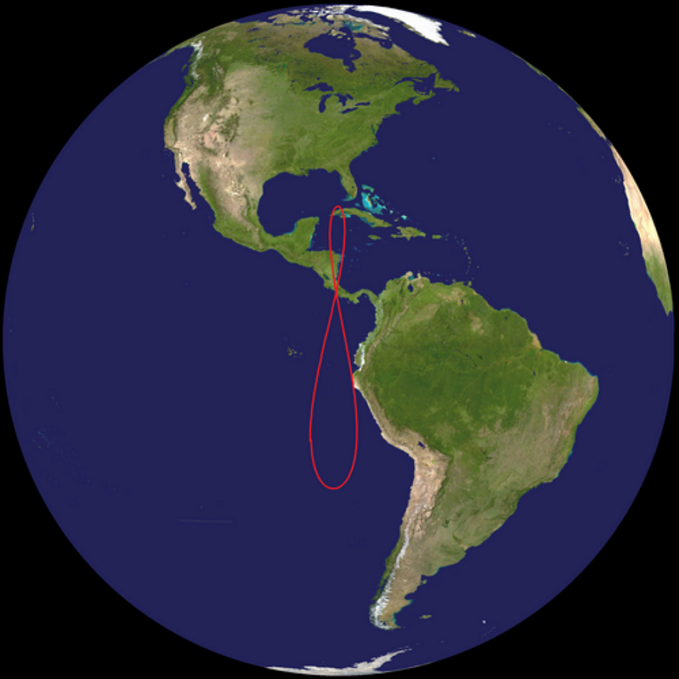 In astronomy, an analemma (/ˌænəˈlɛmə/; from Ancient Greek ἀνάλημμα (analēmma) 'support')[a] is a diagram showing the position of the Sun in the sky as seen from a fixed location on Earth at the same mean solar time over the course of a year. The change of position is a result of the shifting of the angle in the sky of the path that the Sun takes in respect to the stars (the ecliptic). The diagram resembles a figure eight. Globes of the Earth often display an analemma as a two-dimensional figure of equation of time (